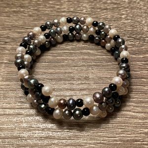 Cultured Pearls Wrap Cuff Bracelet